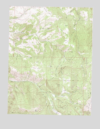 Fulford, CO USGS Topographic Map