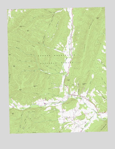 Fulks Run, VA USGS Topographic Map