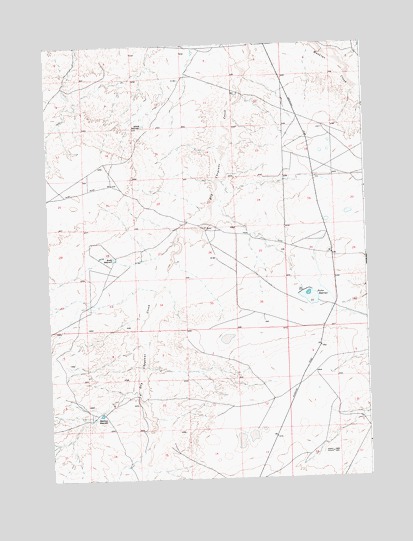 Fuller Reservoir, WY USGS Topographic Map