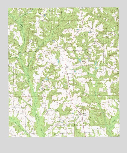 Fullers Crossroads, AL USGS Topographic Map