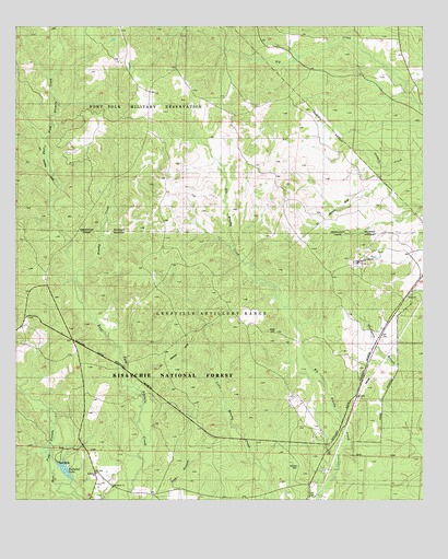 Fullerton Lake, LA USGS Topographic Map