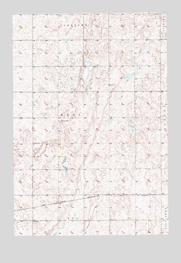 Fullerton SE, ND USGS Topographic Map