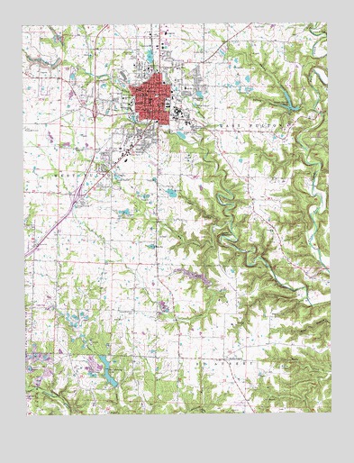 Fulton, MO USGS Topographic Map