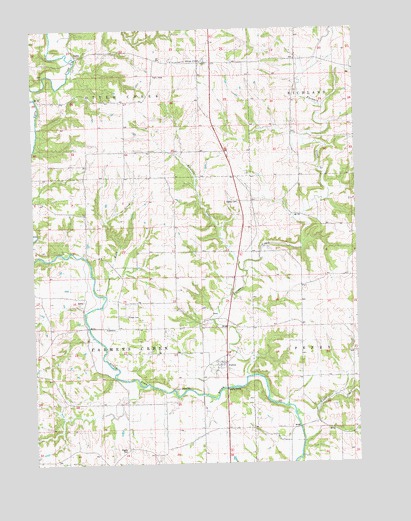 Fulton, IA USGS Topographic Map