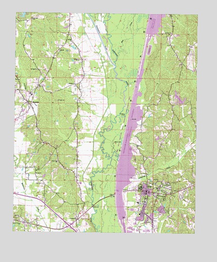 Fulton, MS USGS Topographic Map