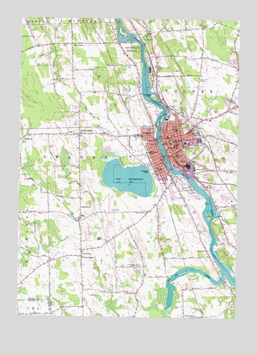 Fulton, NY USGS Topographic Map