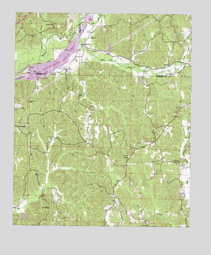 Fulton NE, MS USGS Topographic Map