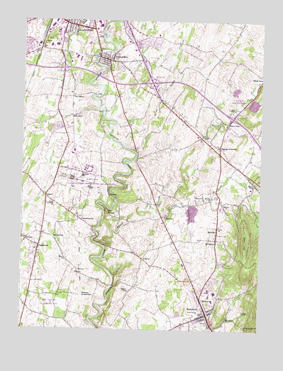 Funkstown, MD USGS Topographic Map