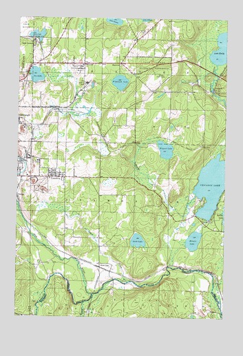 Gaastra, MI USGS Topographic Map