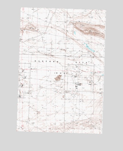 Gable Butte, WA USGS Topographic Map