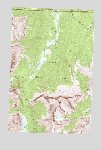 Gable Mountain, MT USGS Topographic Map