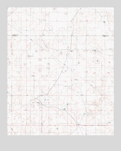 Gacho Hill SE, NM USGS Topographic Map