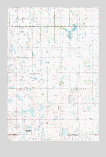 Gackle NE, ND USGS Topographic Map