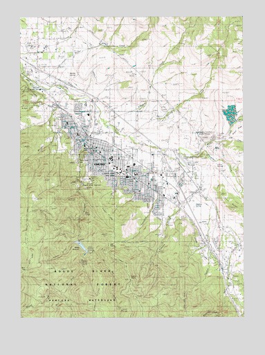 Ashland, OR USGS Topographic Map