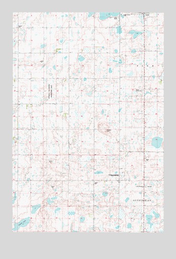 Gackle South, ND USGS Topographic Map