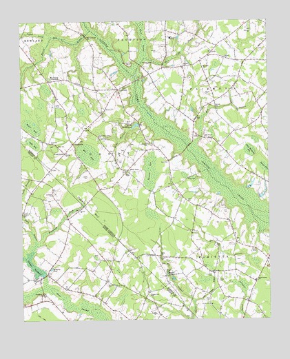 Gaddysville, NC USGS Topographic Map