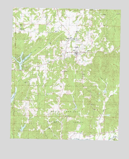 Ashland, MS USGS Topographic Map