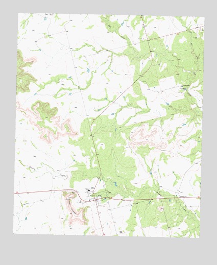 Gail, TX USGS Topographic Map