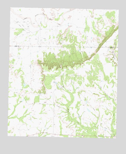 Gail NE, TX USGS Topographic Map