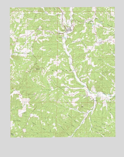 Gainesville, MO USGS Topographic Map