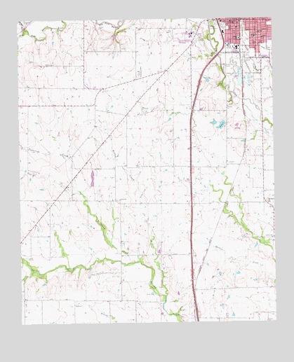 Gainesville South, TX USGS Topographic Map