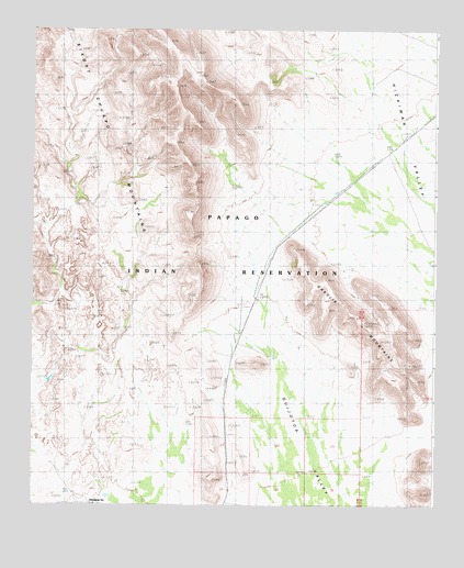 Gakolik Mountains, AZ USGS Topographic Map