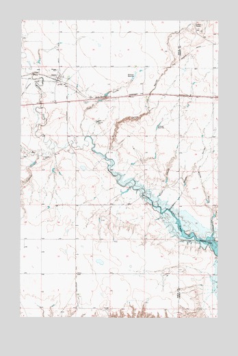 Galata, MT USGS Topographic Map