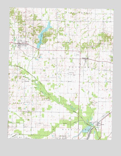 Galatia, IL USGS Topographic Map