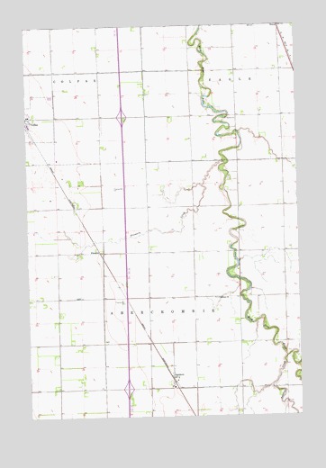 Galchutt, ND USGS Topographic Map