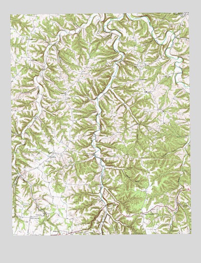 Galen, TN USGS Topographic Map