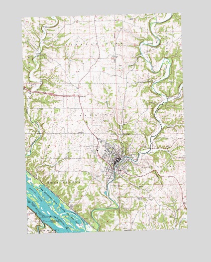 Galena, IL USGS Topographic Map