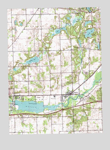 Galesburg, MI USGS Topographic Map