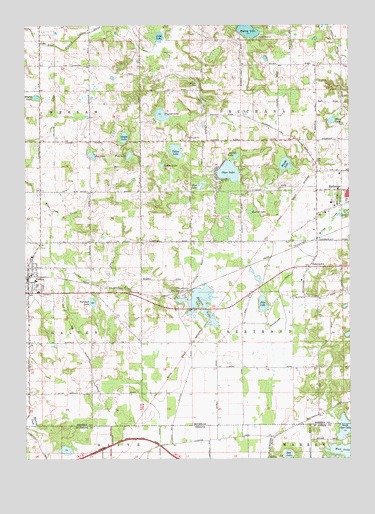 Galien, MI USGS Topographic Map