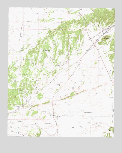 Galisteo, NM USGS Topographic Map