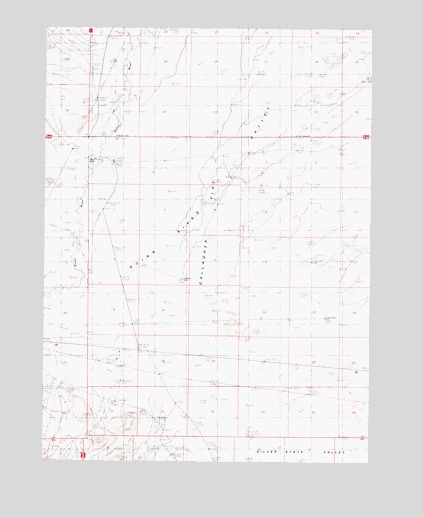 Gallagher Flat, NV USGS Topographic Map