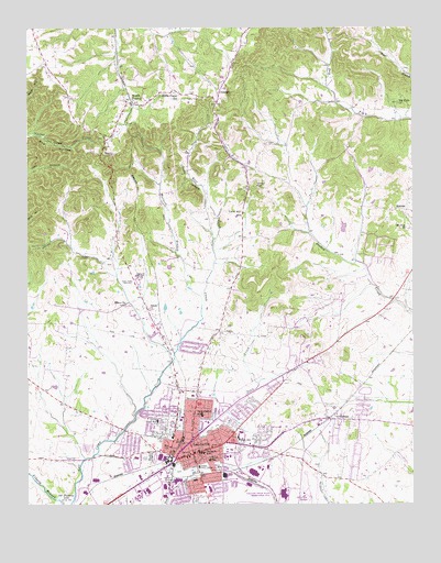 Gallatin, TN USGS Topographic Map