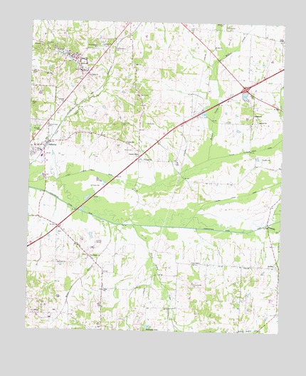 Gallaway, TN USGS Topographic Map