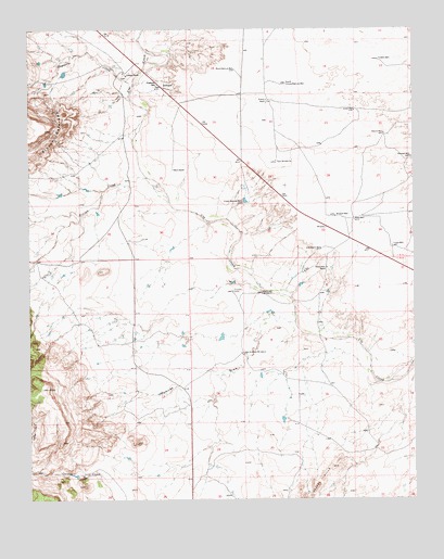 Gallegos, NM USGS Topographic Map
