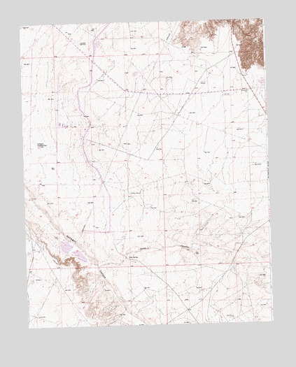 Gallegos Trading Post, NM USGS Topographic Map
