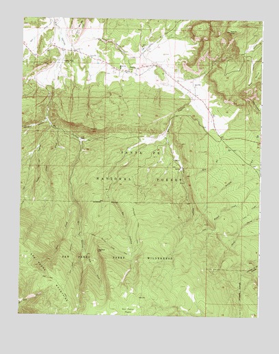 Gallina, NM USGS Topographic Map