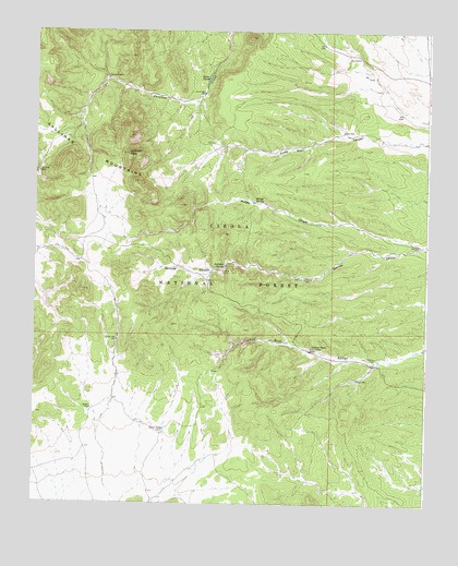 Gallinas Peak, NM USGS Topographic Map
