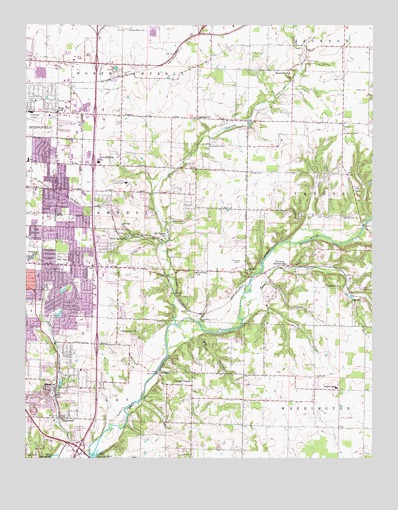 Galloway, MO USGS Topographic Map