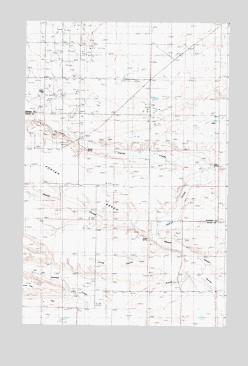 Gallup City, MT USGS Topographic Map