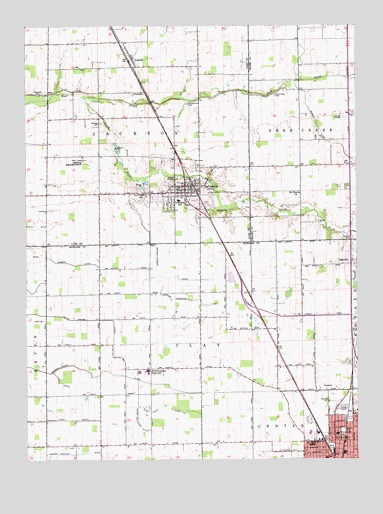 Galveston, IN USGS Topographic Map