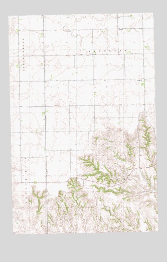 Gamache Creek, ND USGS Topographic Map
