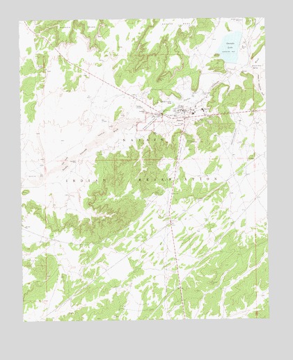 Ganado, AZ USGS Topographic Map