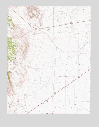 Gandolfo Canyon, NV USGS Topographic Map