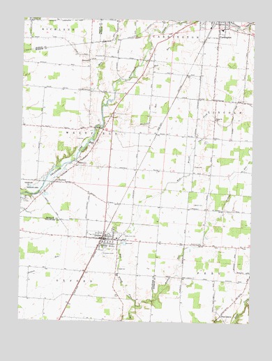 Ashley, OH USGS Topographic Map