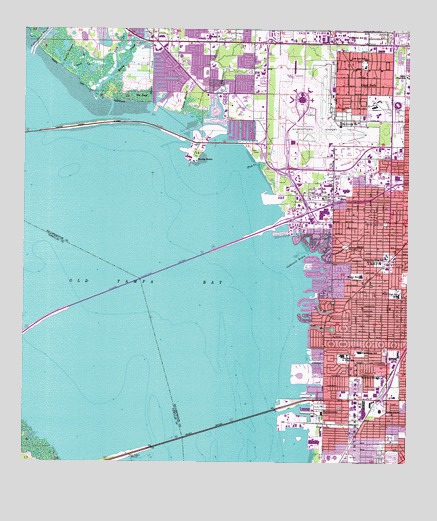 Gandy Bridge, FL USGS Topographic Map
