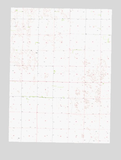 Gandy SW, NE USGS Topographic Map